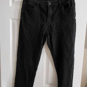 Women's Classic Black Straight Leg Jeans